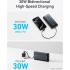 Anker Nano Power Bank 20000mAh, 30W Fast Charging, Built-In USB-C Cable, Smart Display, PPS Fast Charging for iPhone 15, Samsung S23 Ultra, Compact & Portable Charger - Black
